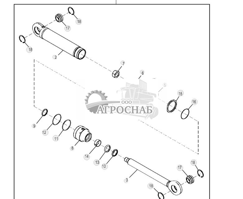 Цилиндр угла и детали (полн. гидр. упр.) - ST864889 382.jpg